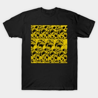 gothic skulls pattern for Halloween T-Shirt